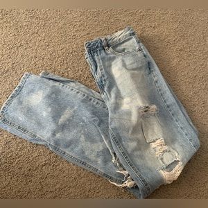 faded and ripped pacsun jeans
